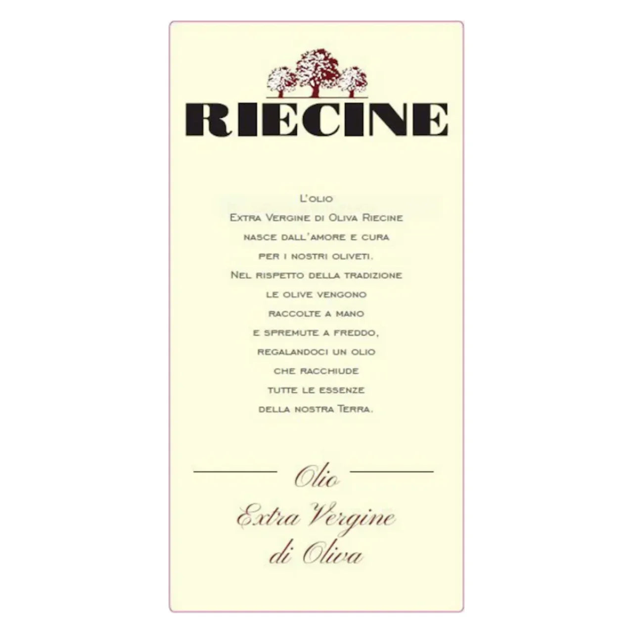 Riecine L'Olio Extra Virgin Olive Oil 2025 0,5L